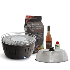 LotusGrill® Picknick-Set XL - Anthrazitgrau