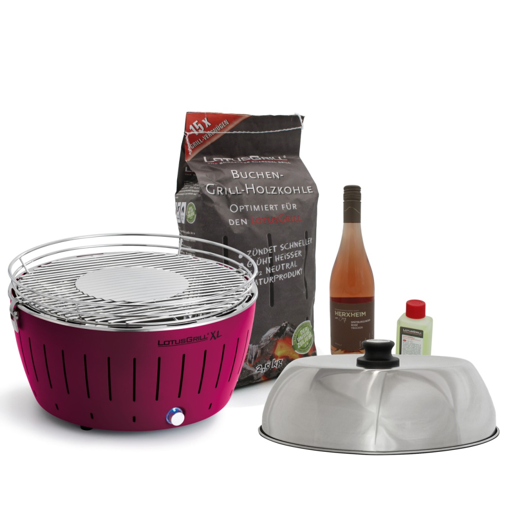 LotusGrill® Picknick-Set XL - Plaumenlila