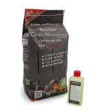 Holzkohle 2,5 kg + Brennpaste 500 ml